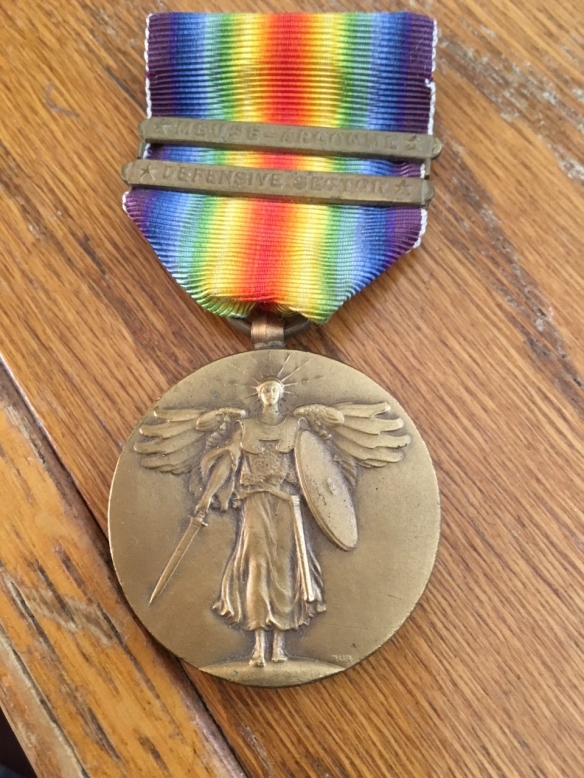 Frank Striker WW1 medal