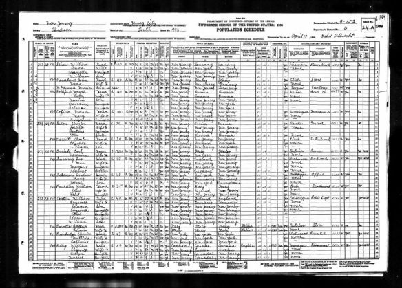 Joseph Goldfarb and family 1930 US census