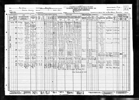 Jacob and Tillie Hecht 1930 US census Year: 1930; Census Place: Jersey City, Hudson, New Jersey; Roll: 1353; Page: 22A; Enumeration District: 0100; Image: 602.0; FHL microfilm: 2341088