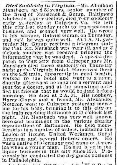The Baltimore Sun - 19 Nov 1887, Sat - Page 4