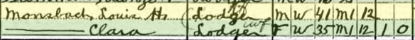Louis and Clara Mansbach 1910 census Year: 1910; Census Place: Norfolk Ward 2, Norfolk (Independent City), Virginia; Roll: T624_1637; Page: 18B; Enumeration District: 0026; FHL microfilm: 1375650