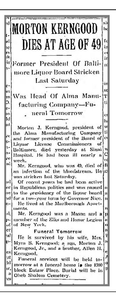 Baltimore Sun, May 13, 1939, p. 20
