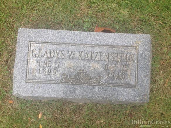Headstone for Gladys Weixenbaum Katzenstein https://billiongraves.com/grave/person/11198057#/